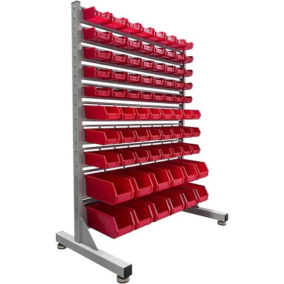 JZD Metal Bin Storage Organizer System