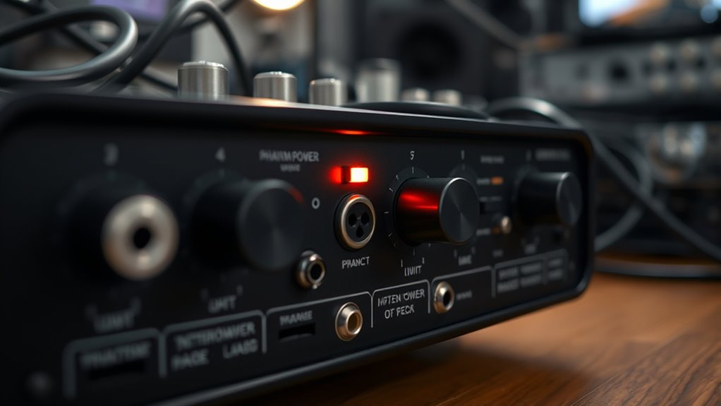 microphone power through cables