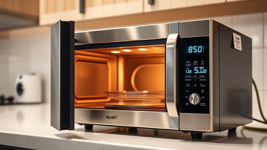 microwave power and efficiency