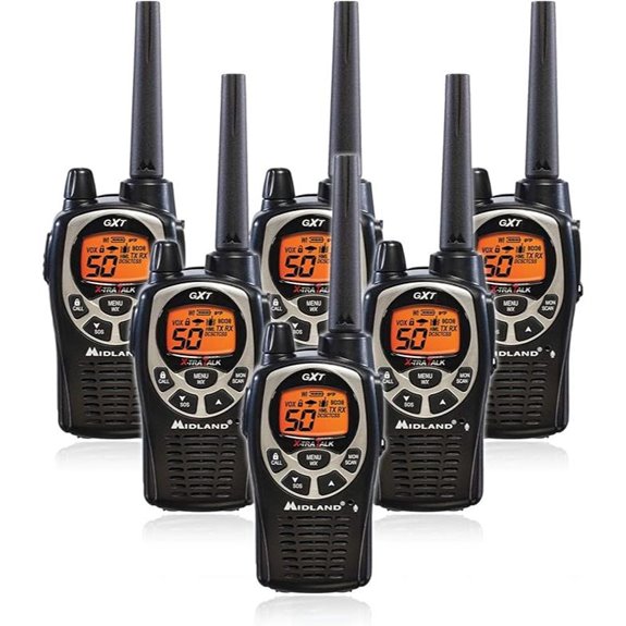 Midland GXT1000VP4 50-Channel GMRS Walkie Talkies (6)