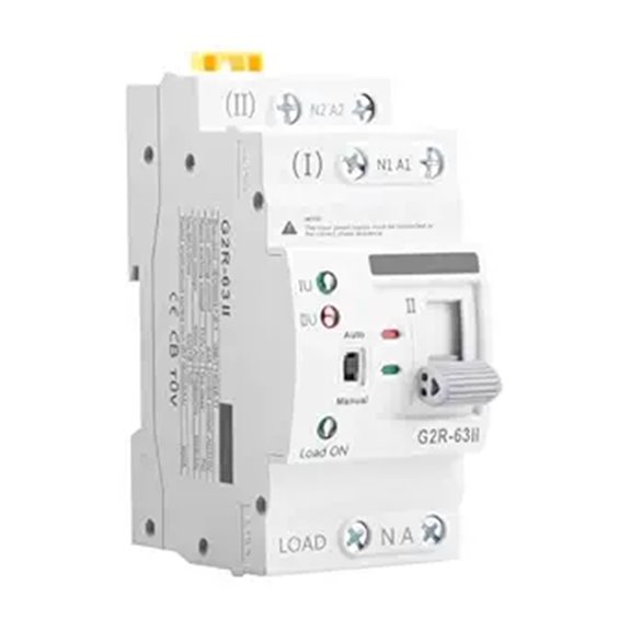 Mini ATS AC Transfer Switch 2P 63A 110V