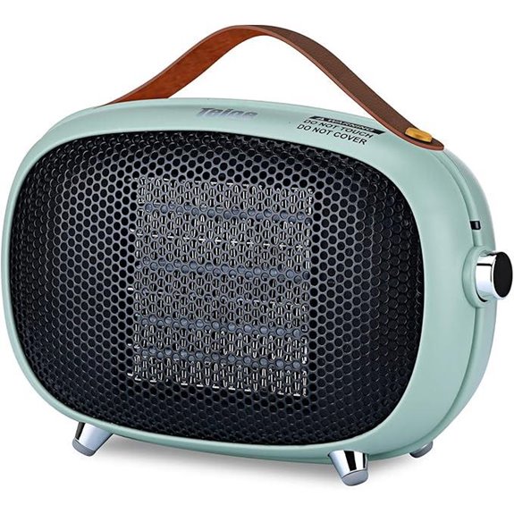 Teioe Mini Electric Space Heater with Safety Features