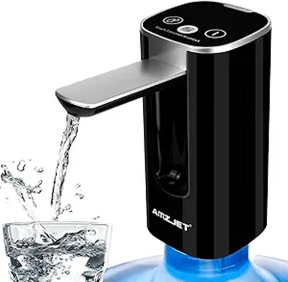 Portable 5-Gallon Water Dispenser with Digital Display