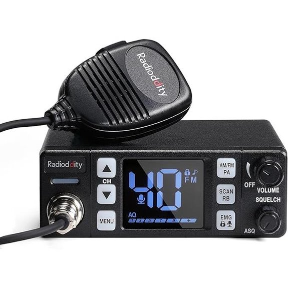 Radioddity CB-606 Mobile CB Radio with LCD Screen