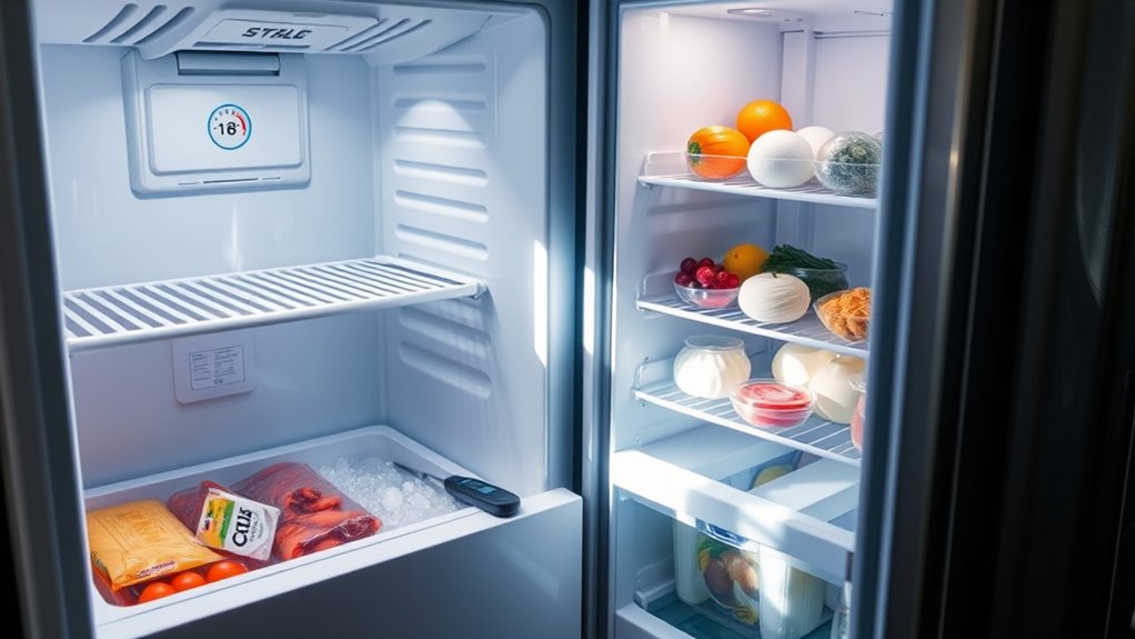 monitor and maintain appliance temperatures