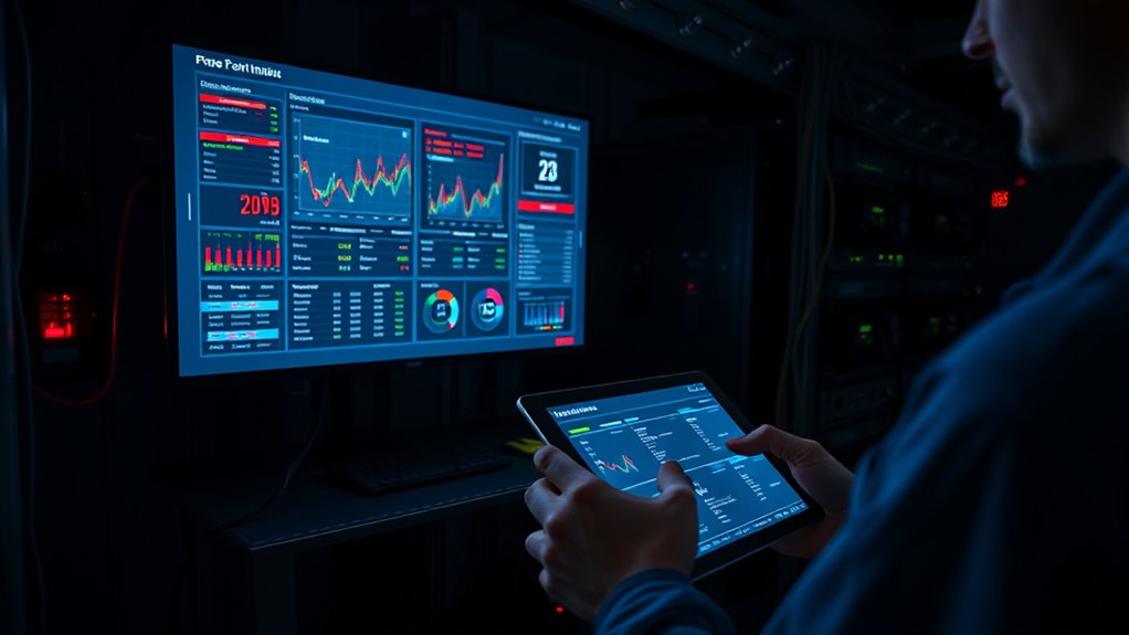 monitor equipment fault indicators