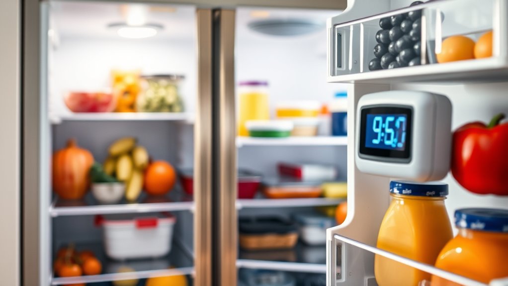 monitor fridge temperature regularly