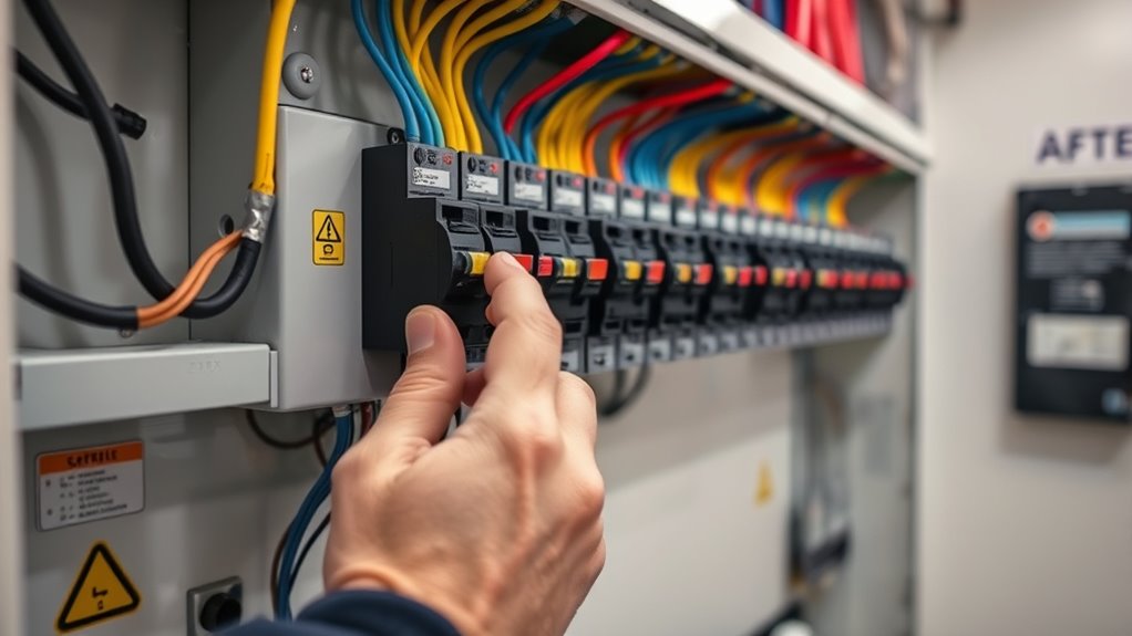 monitor loads and upgrade wiring