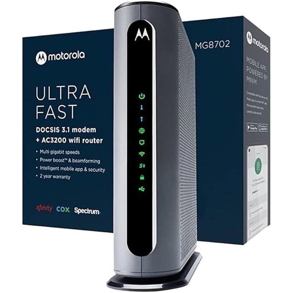 Motorola MG8702 DOCSIS 3.1 Cable Modem & Router