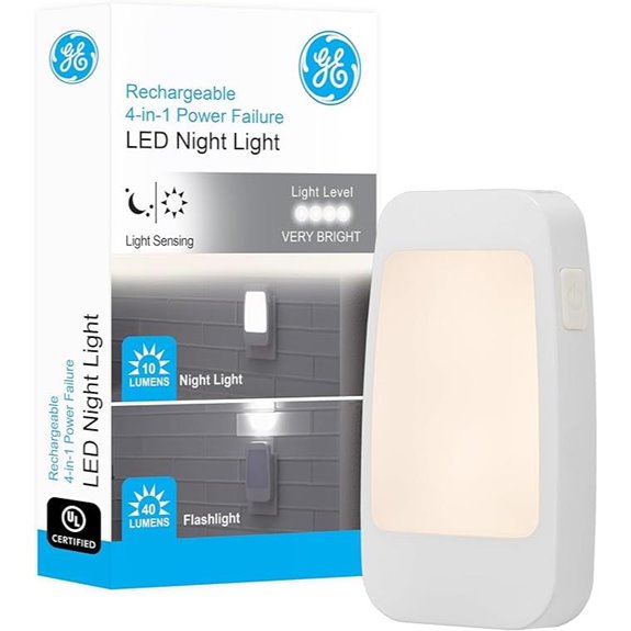 GE 4-in-1 LED Night Light with Dusk-to-Dawn Sensor