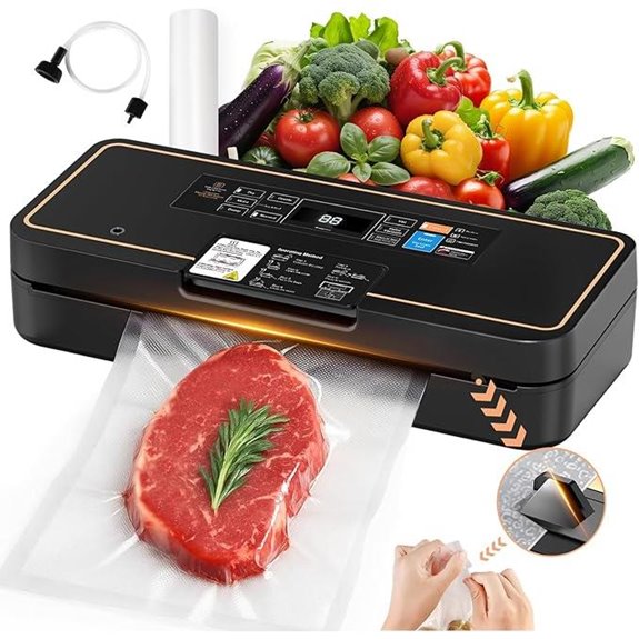 Compact 9-in-1 Food Vacuum Sealer with Cutter