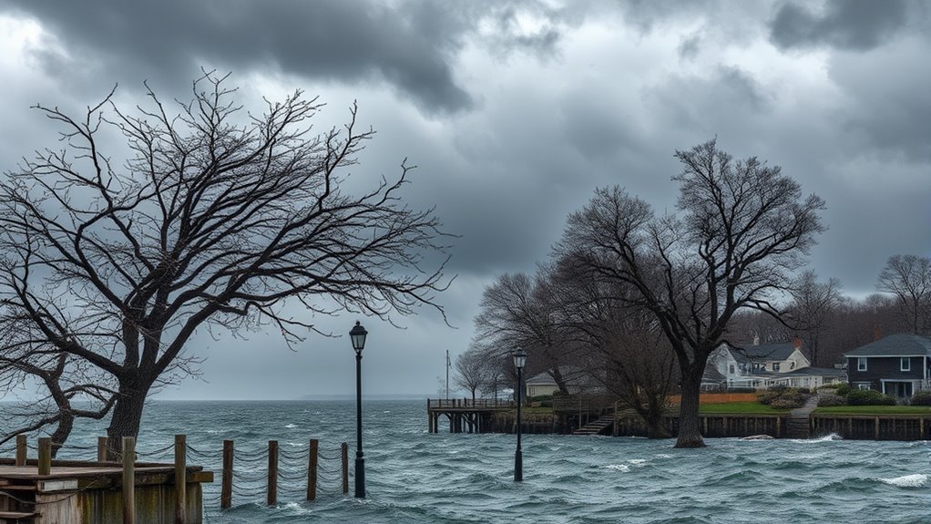northeast winds drive storm intensity