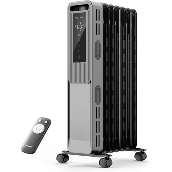 PELONIS Oil Filled Radiator Space Heater with Remote
