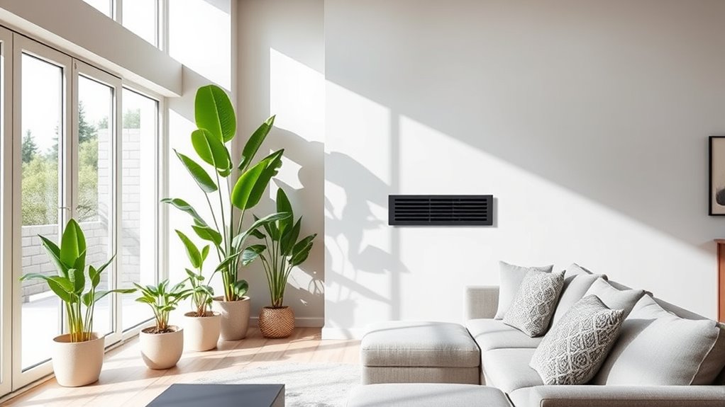 open floor plan air purifier