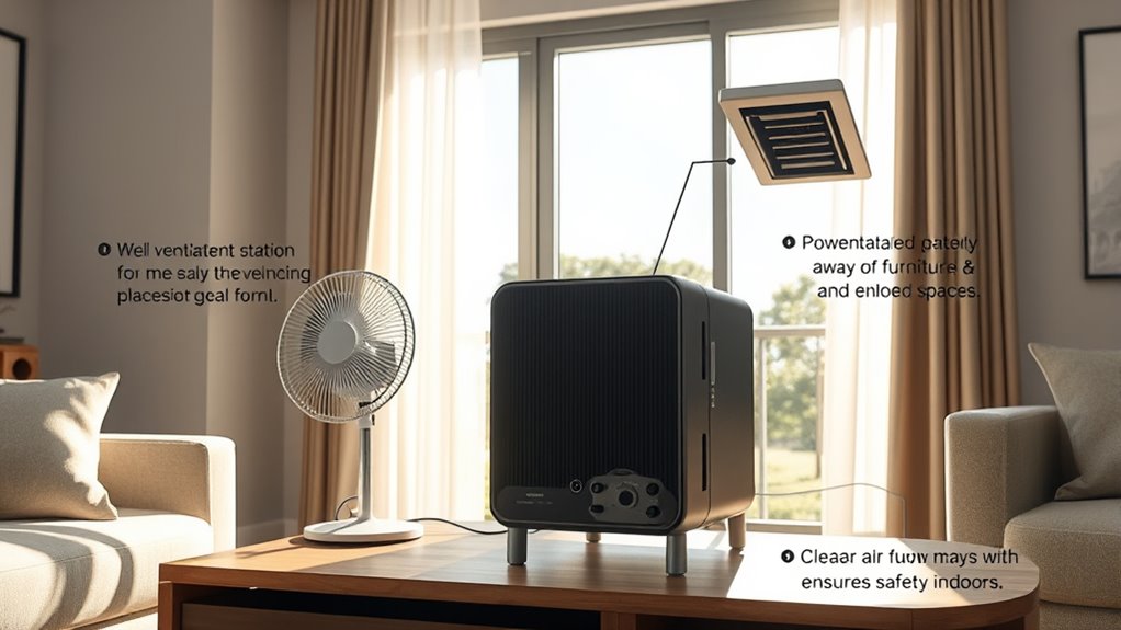 optimal placement ventilation safety