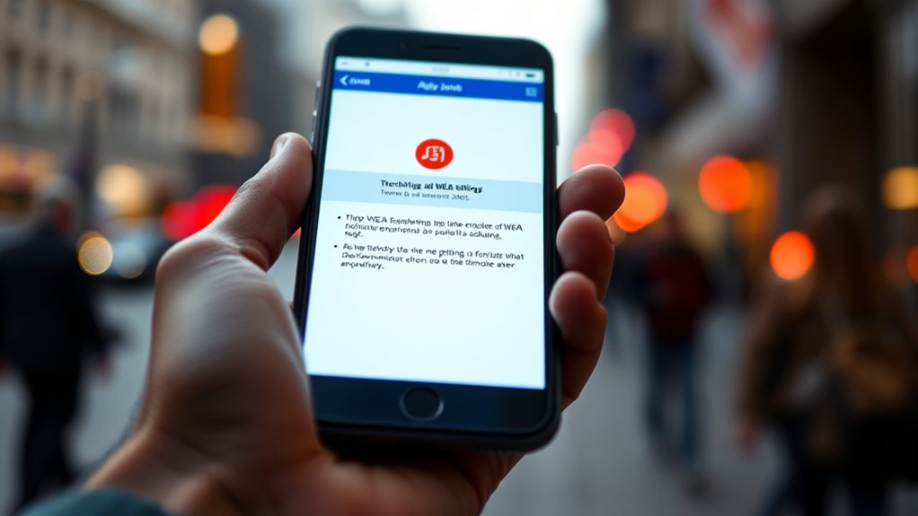 optimize emergency alert settings
