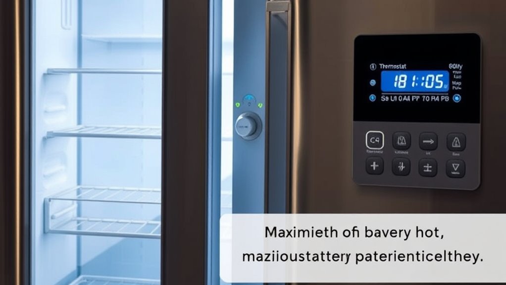 optimize refrigerator temperature settings