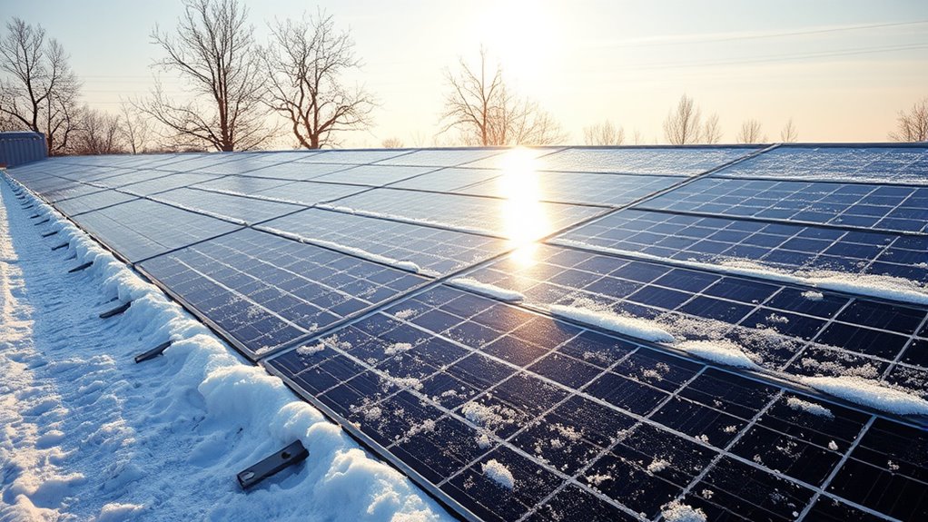optimize winter solar efficiency