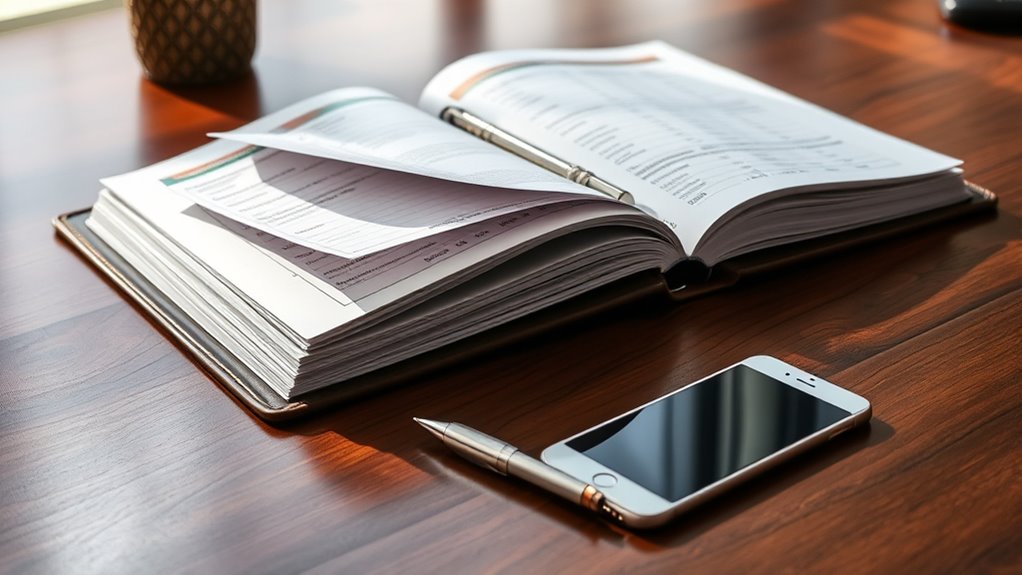 organize financial account details