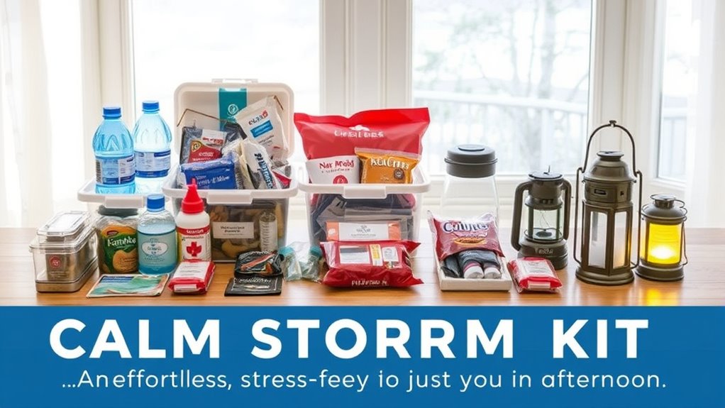 organize supplies for accessibility