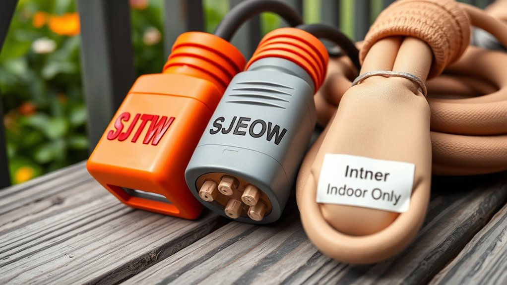 outdoor heavy duty cord selection