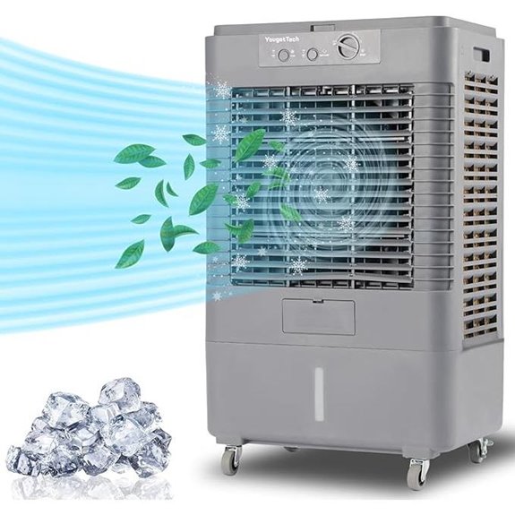 37 Portable Evaporative Cooler for Outdoor Use