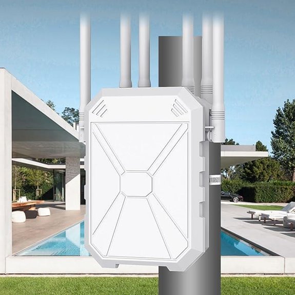 AX3000 Outdoor WiFi Extender with Wi-Fi 6 and POE