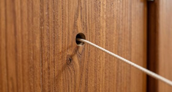 pass cord through door