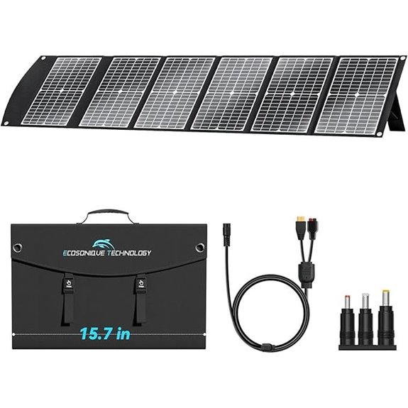 Ecosonique 100W Foldable Solar Panel Charger