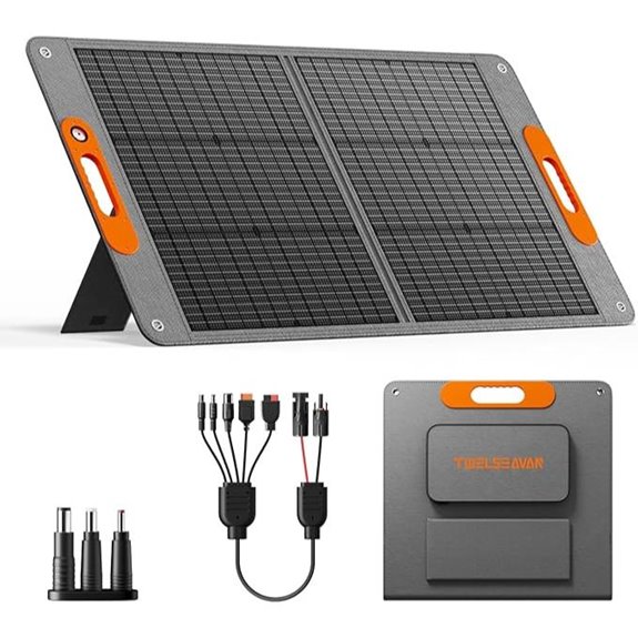 100W Foldable Solar Panel for Power Stations
