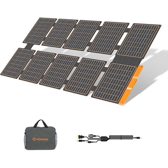 FlexSolar 100W Portable Solar Panel with USB and DC