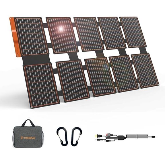 FlexSolar 100W Portable Solar Panel with USB-C & QC3.0