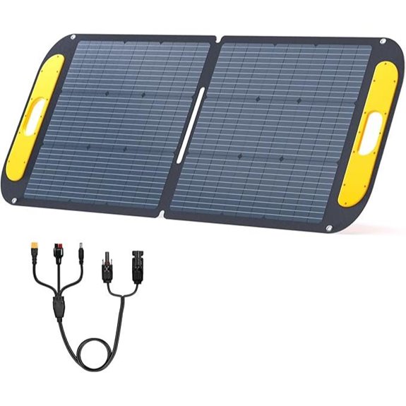 VTOMAN 110W Portable Solar Panel for Camping and RV