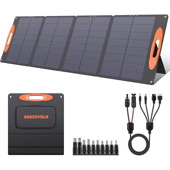 Foldable 120W Solar Panel with USB-C & IP68