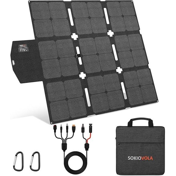 120W Foldable Solar Panel for Camping and RV