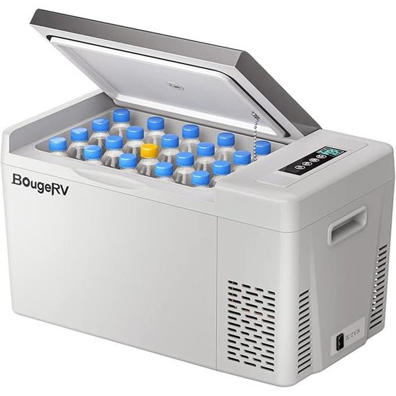 BougeRV 23 Qt 12V/110V Portable Car Refrigerator Cooler