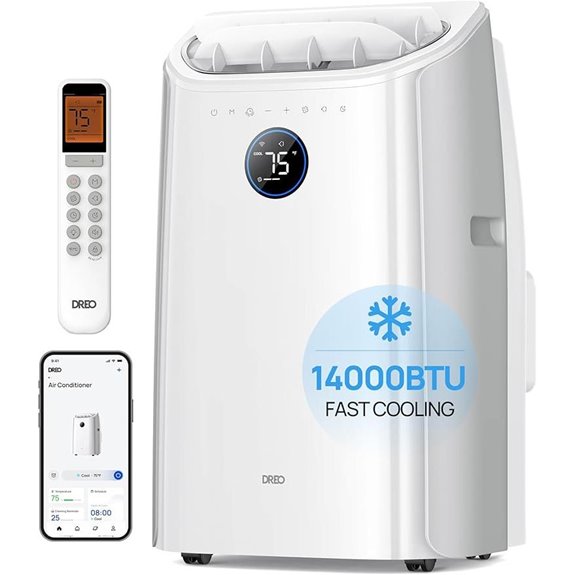 portable 14 000 btu smart ac