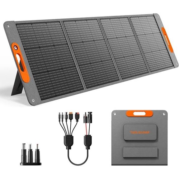 200W Foldable Solar Panel for Camping and Power Supply