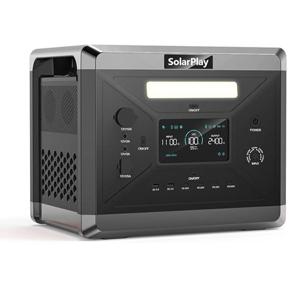 SolarPlay 2400W Portable Power Station with Solar Panel