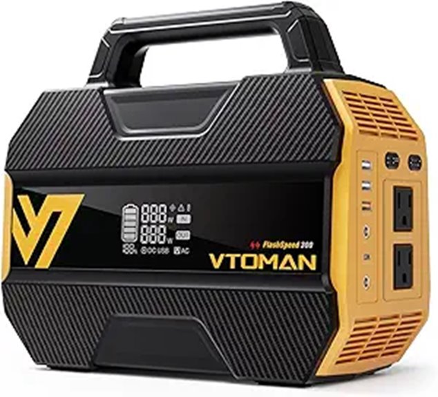 VTOMAN FlashSpeed 300 Portable Power Station (300W)