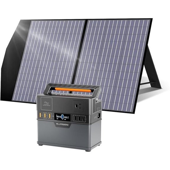 ALLPOWERS 300W Portable Power Station with Solar Panel