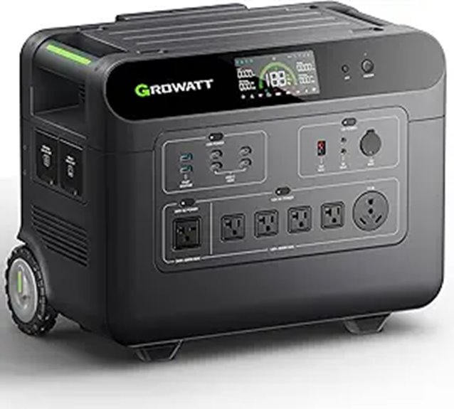 GROWATT Helios 3600W Portable Solar Generator