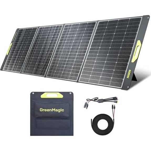 portable 400w foldable solar panel