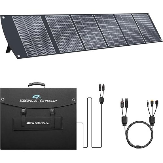 Portable 400W Foldable Solar Panel for Camping and RV