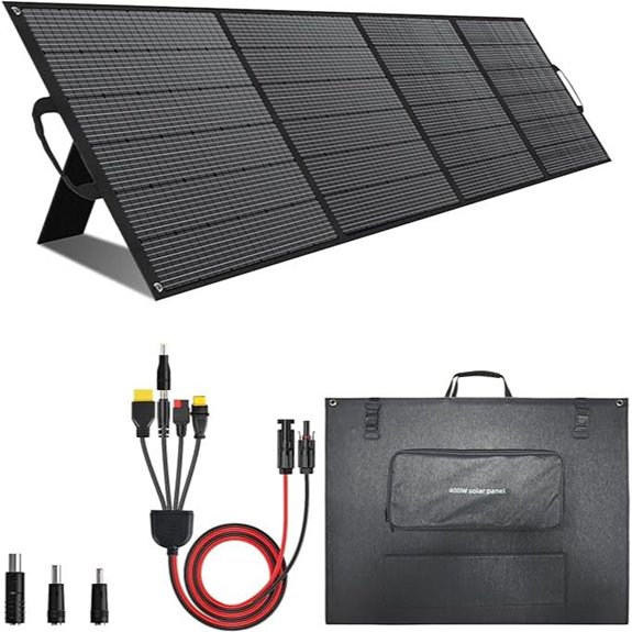 400W Foldable Solar Panel for Power Stations