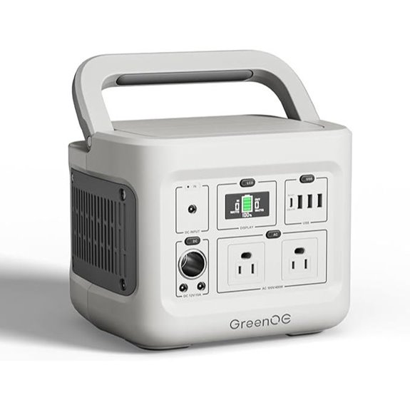Portable 400W Solar Power Station with USB-C and AC
