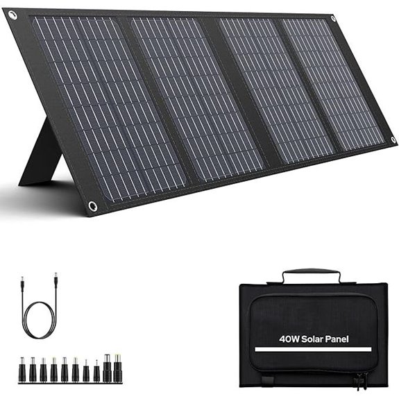 portable 40w foldable solar