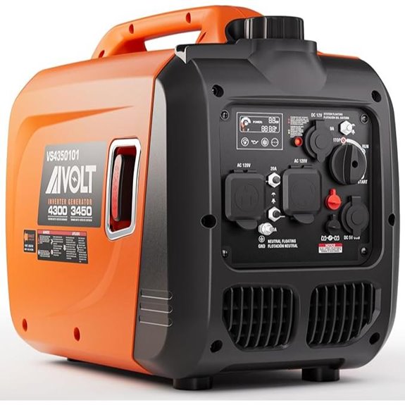 AIVOLT 4300W Gas Portable Generator for Camping