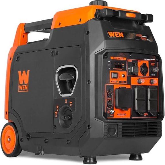 WEN 4800-Watt Portable RV Generator with Fuel Shutoff