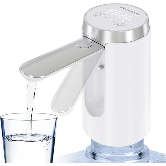 Portable 5-Gallon Water Dispenser with LED Display